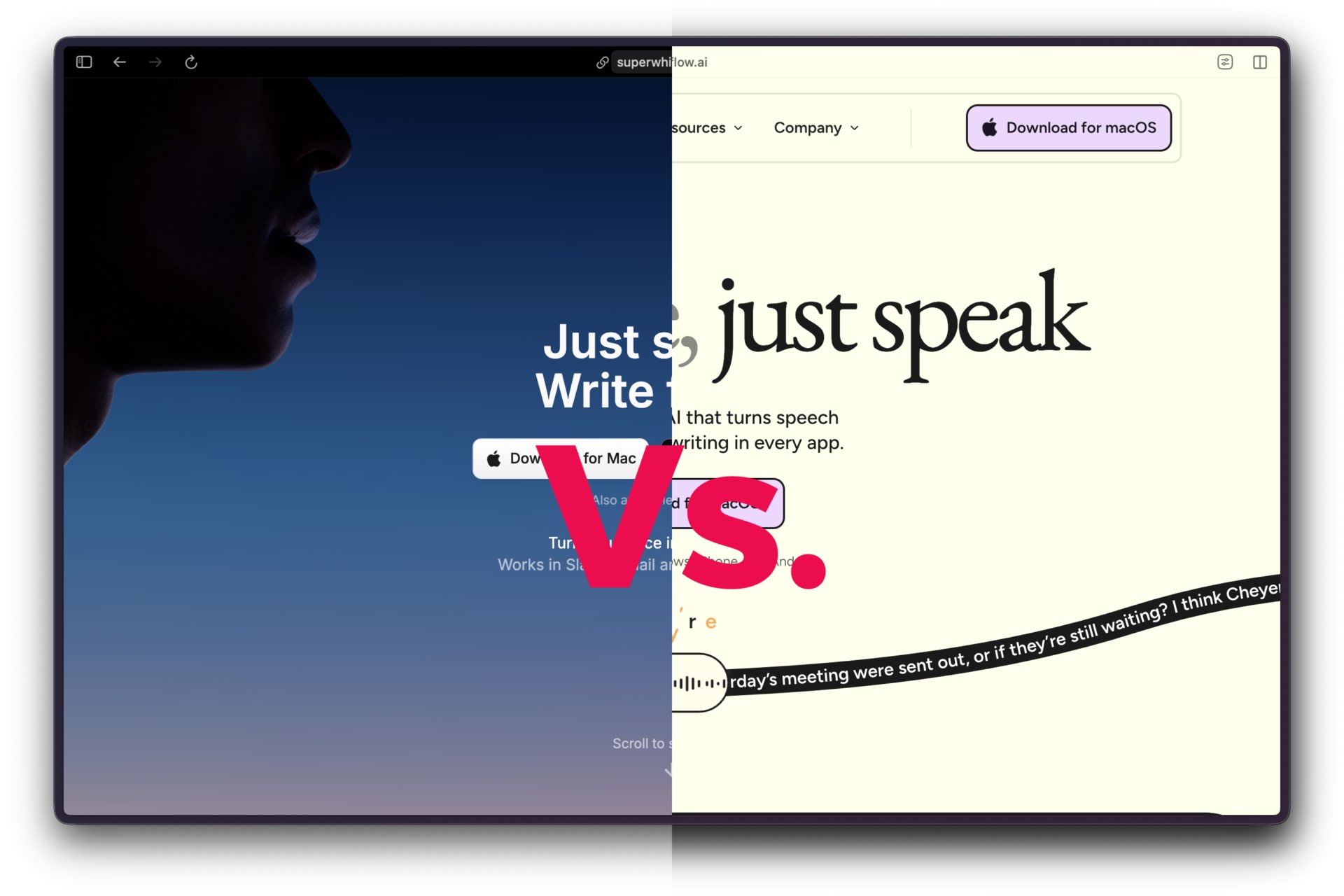 Superwhisper vs Wispr Flow: Local Voice AI or Cloud Dictation? screenshot